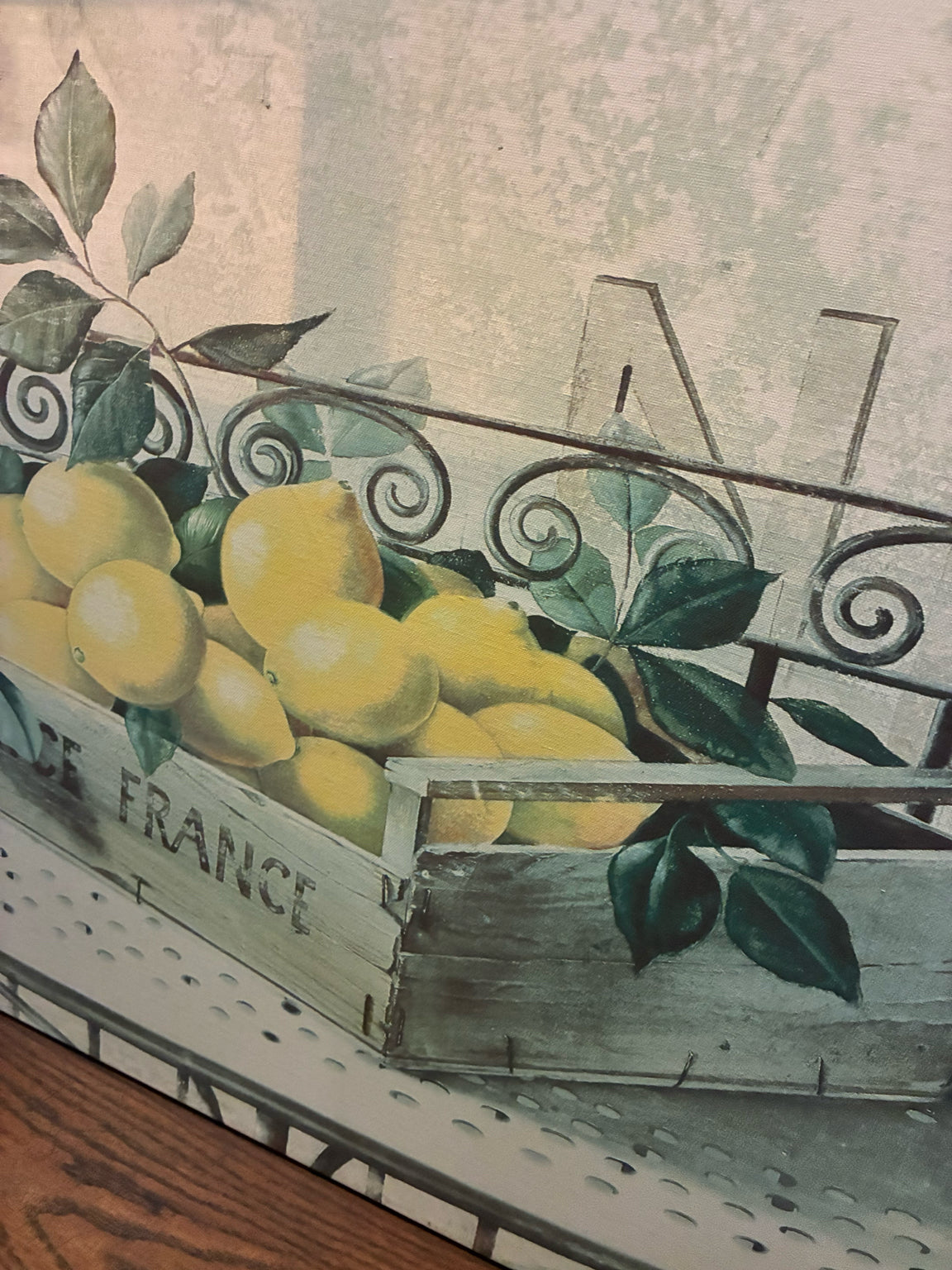 Caisse De Citron French Lemon Canvas