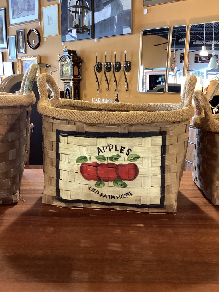 Hand-Painted Farmhouse Market Baskets