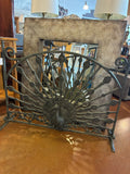 SPI Peacock Decorative Fireplace Screen