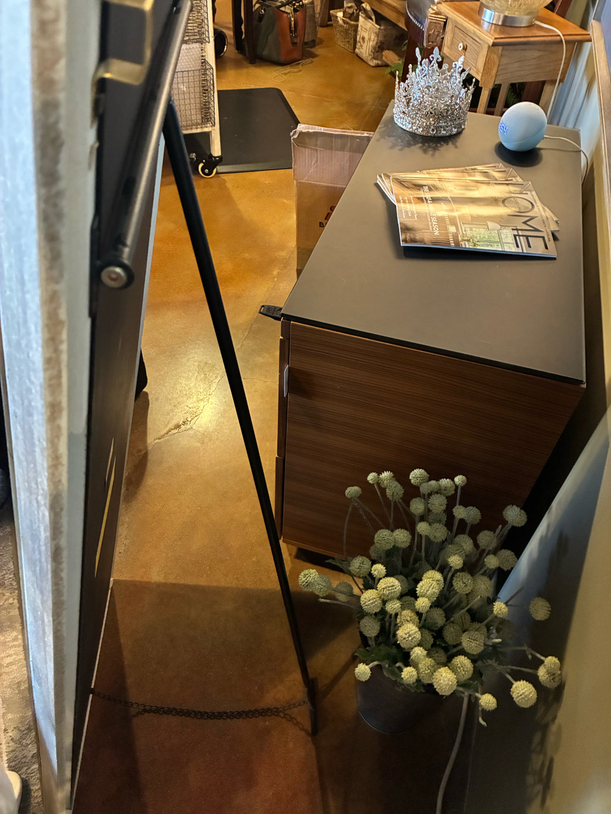 Rustic Full-Length Free Standing Mirror