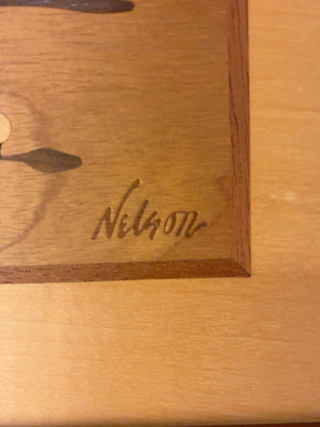 Hudson River Inlay signed Golf Marquety — PAIR
