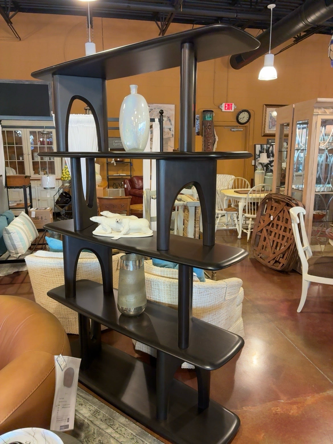 Modern Sculptural open Etagere