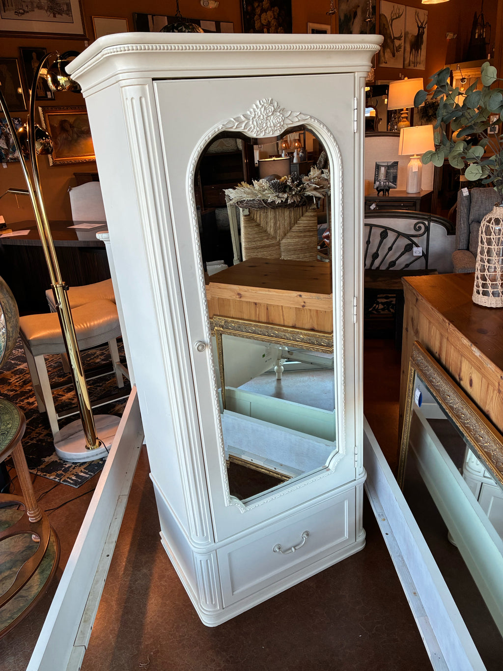 Smartstuff Gabriella French Provincial Mirrored Armoire
