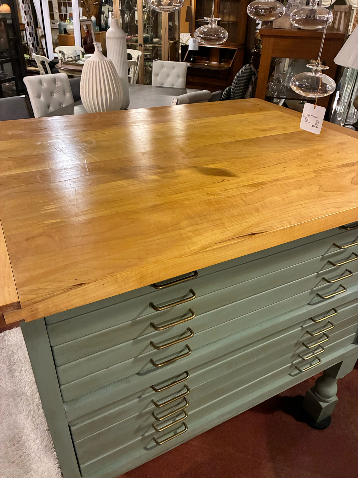 Vintage Architectural Flat-File Cabinet
