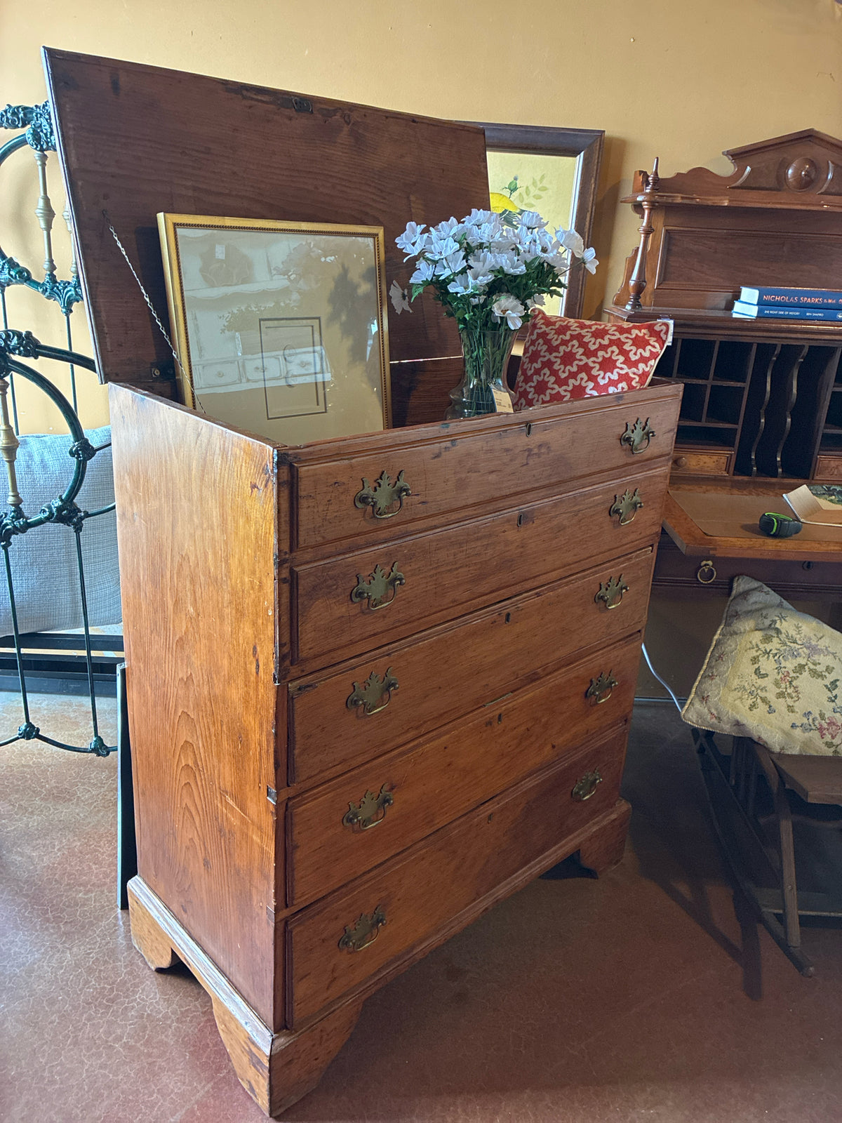 Antique Chest/ Five Drawer