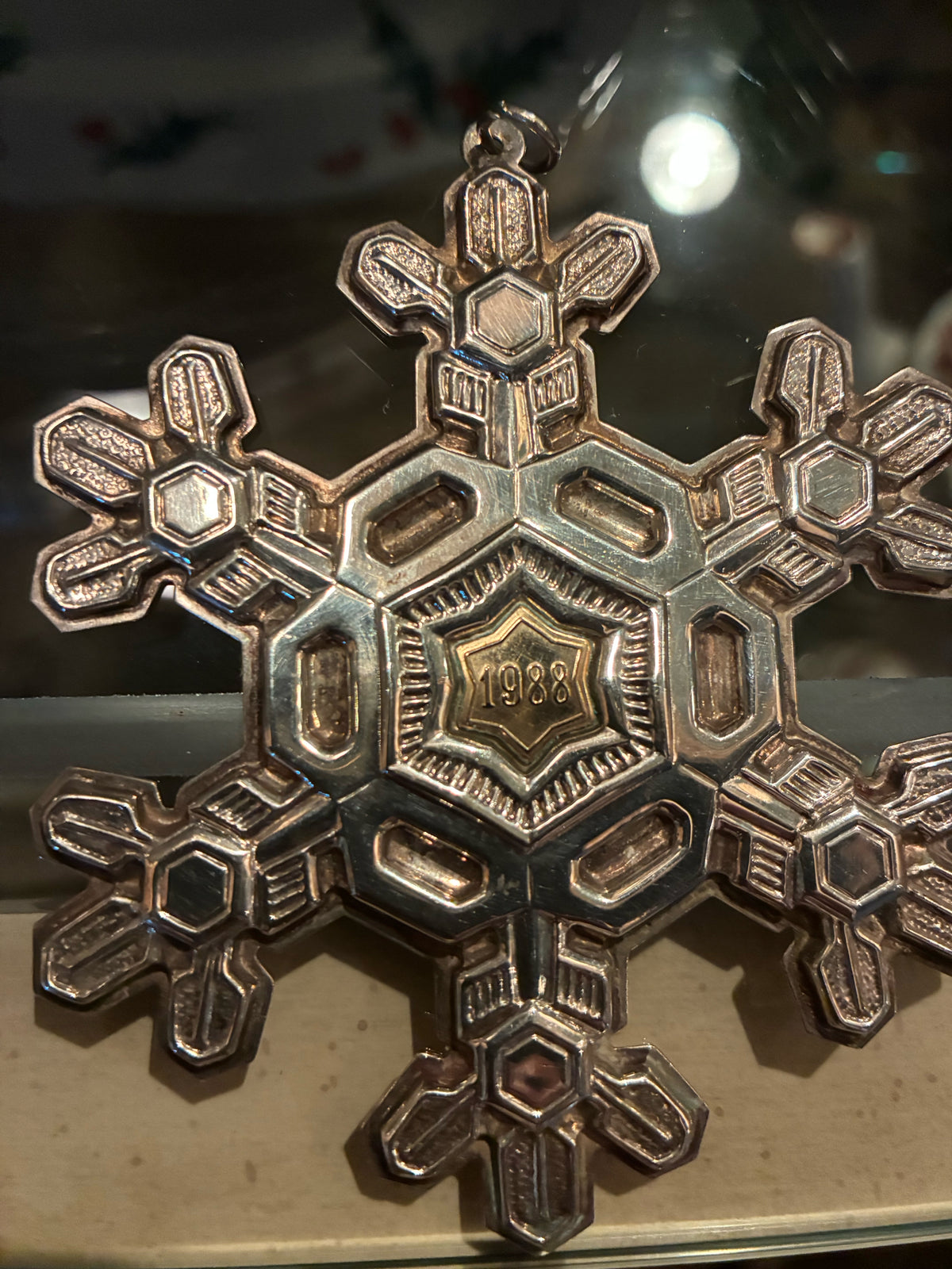 GORHAM STERLING SILVER CHRISTMAS SNOWFLAKE ORNAMENTS — SET OF 3