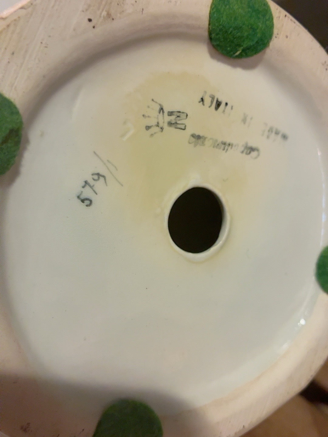 Vintage Italian Majolica Lemon Topiary