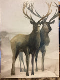 Woodlalnd Friends I Deer Canvas Wall Art