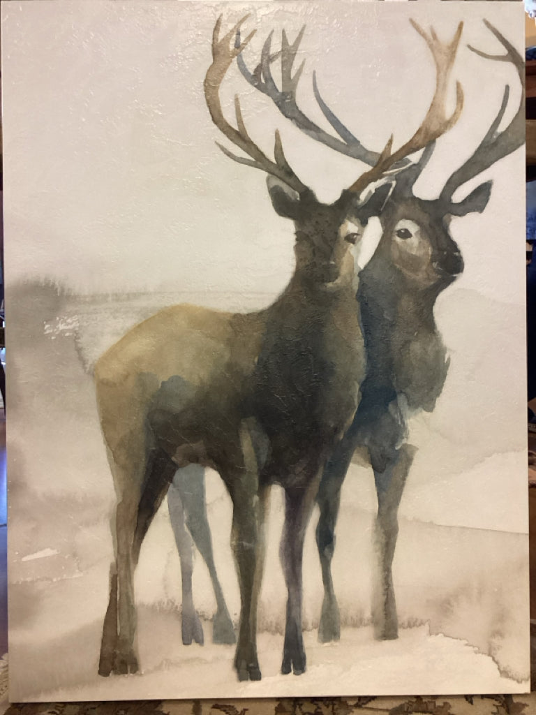 Woodlalnd Friends I Deer Canvas Wall Art