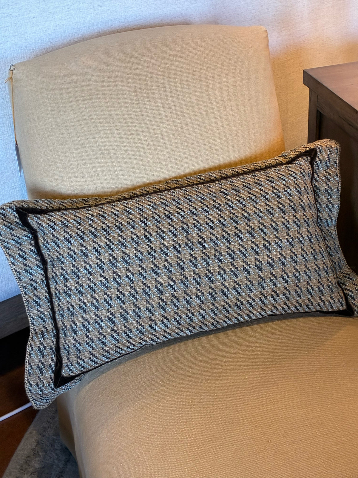 Textured Woven Lumbar Pillow