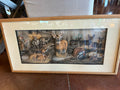 Dimensional Whitetail Deer Wildlife Scene Wall Art