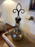 Decor Pieces|16.25H|Decorative Mercury/Silvered-Glass Bottle/Decanter