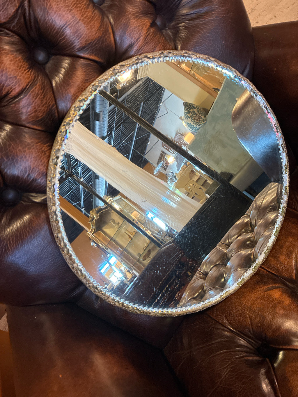 Antique Mirror/ Round