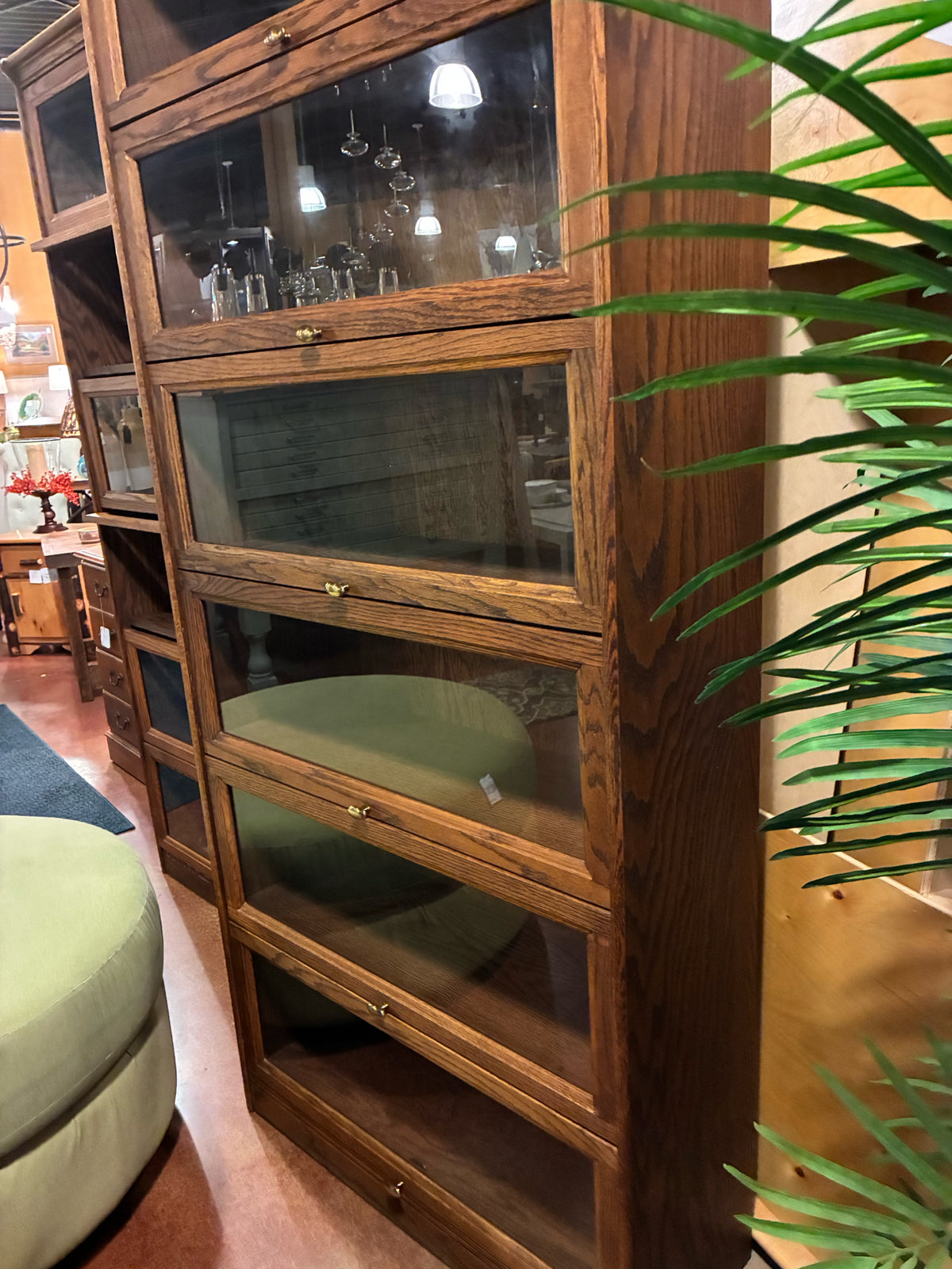Traditional Oak Barrister Bookcase