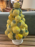 Vintage Italian Majolica Lemon Topiary