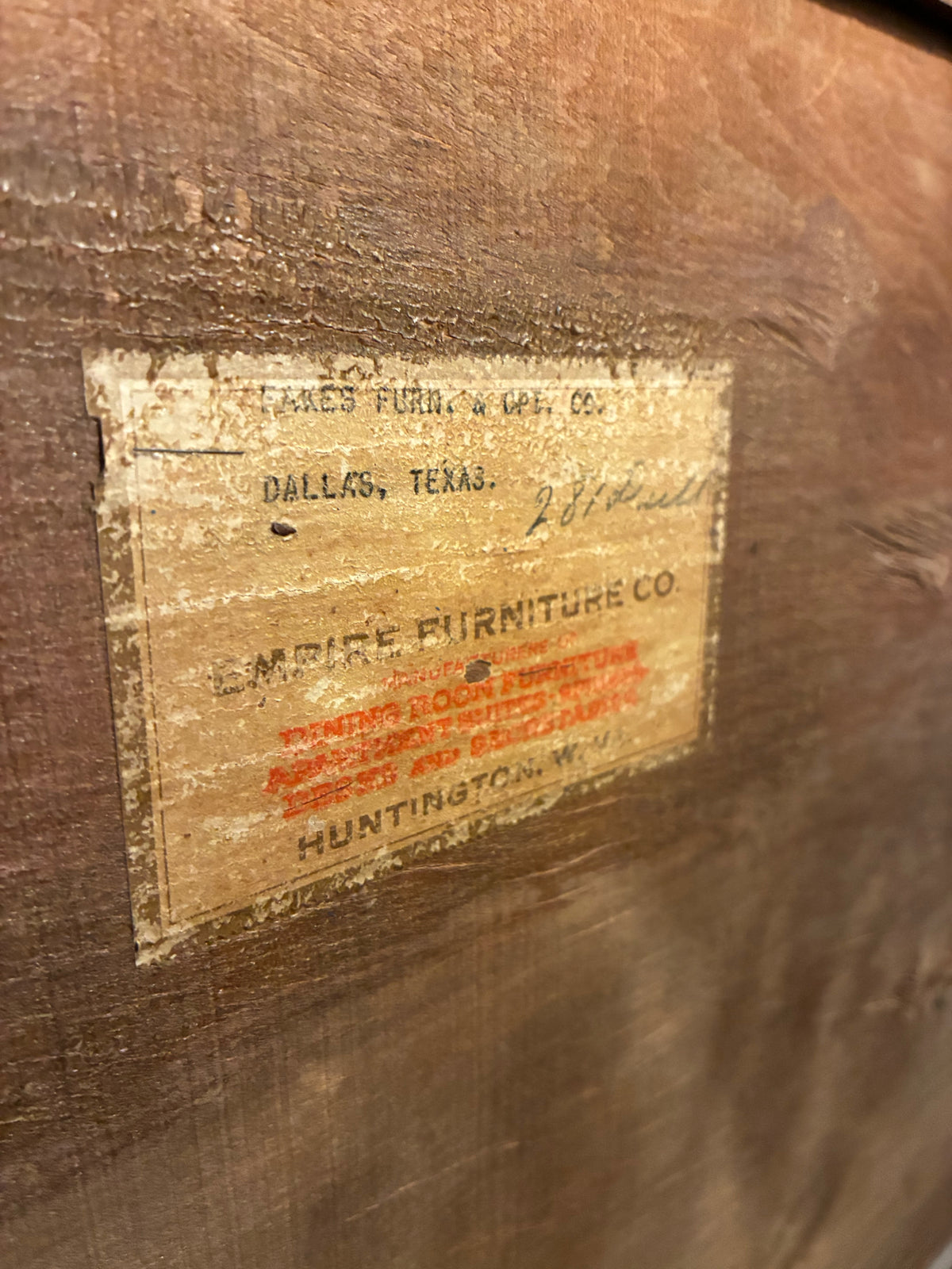 Emrick Furniture Co. Side Board