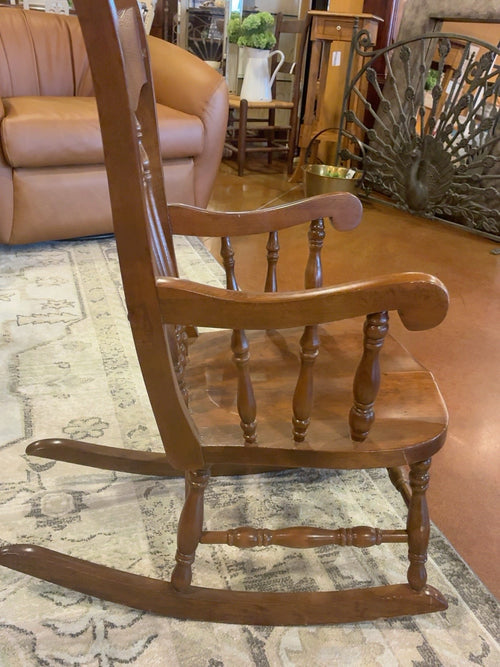 Antique Child's Spindle-Back Rocking Chair