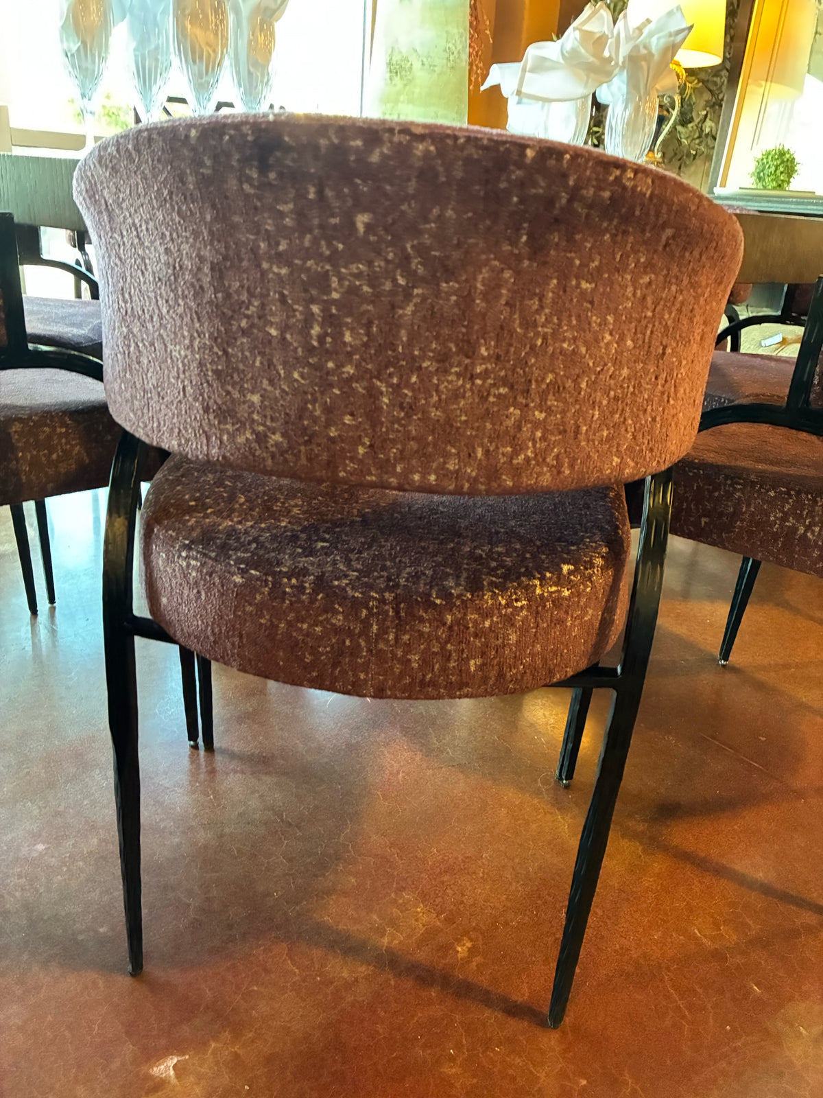 Bahati Chair in Plum
