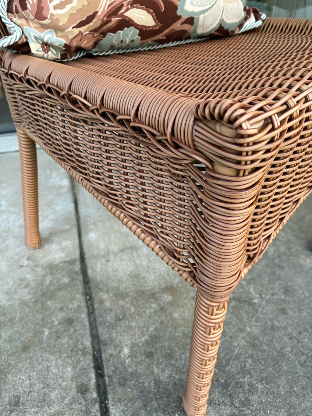 Three-Piece Wicker Bistro Set