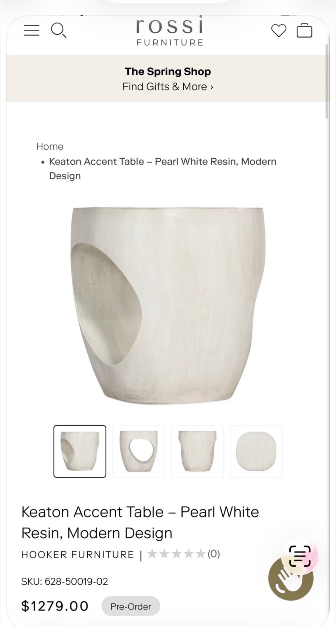 Hooker Furniture Accent Table