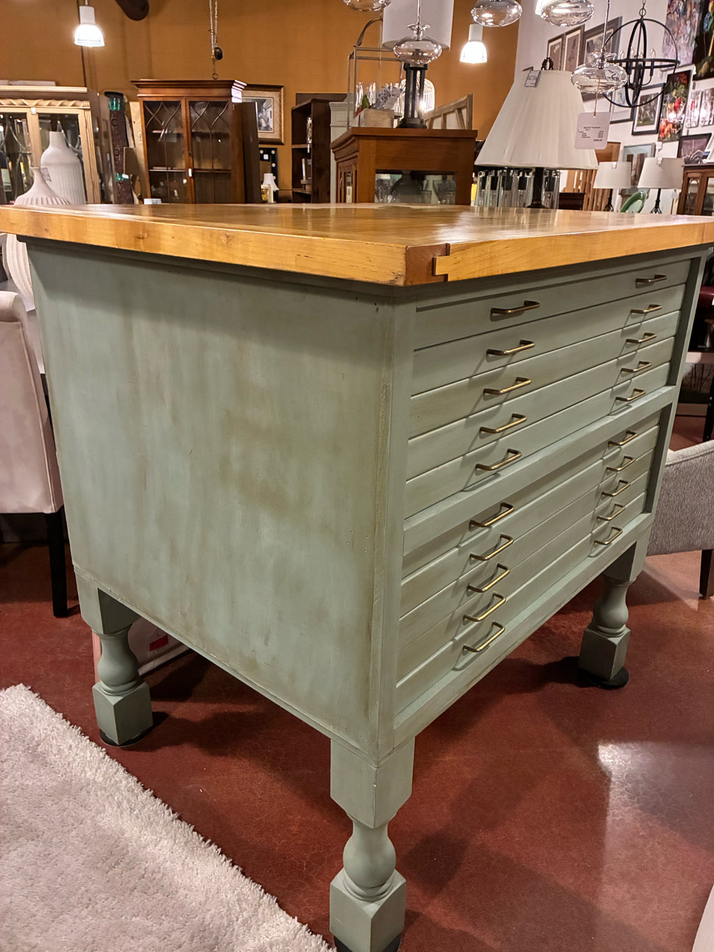 Vintage Architectural Flat-File Cabinet