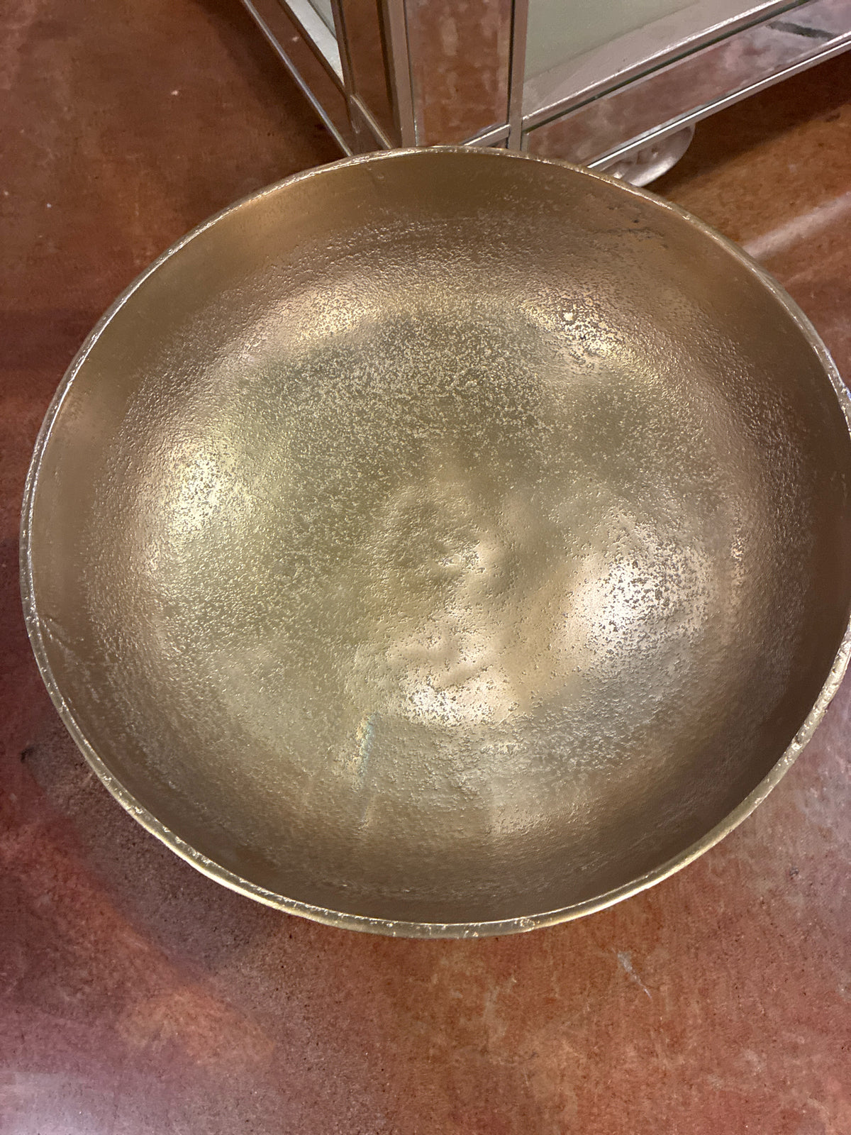 Gold Pedestal Bowl