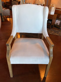 Upholstered Wingback Dining Armchair