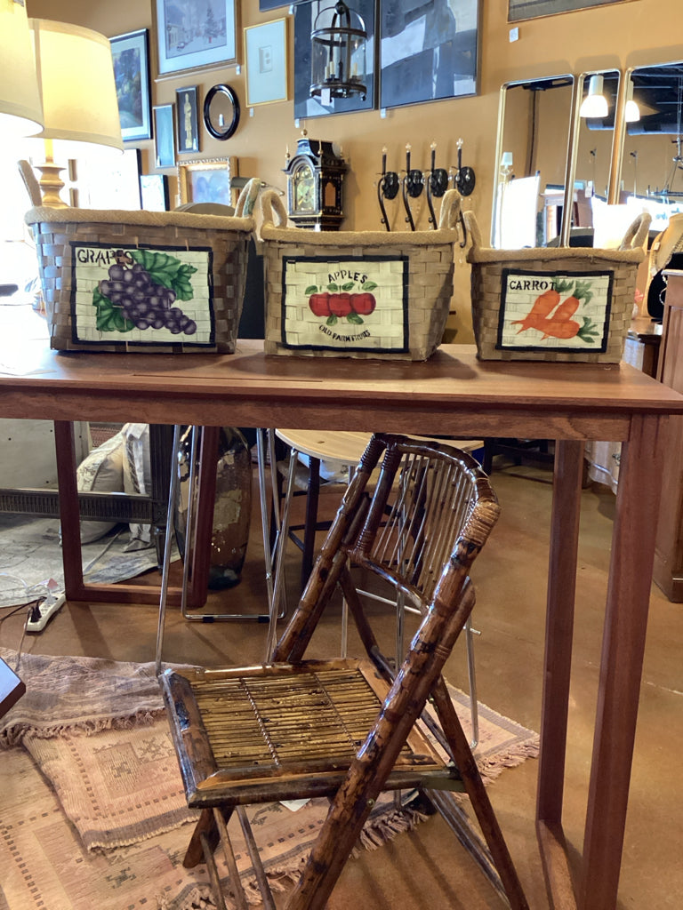 Hand-Painted Farmhouse Market Baskets