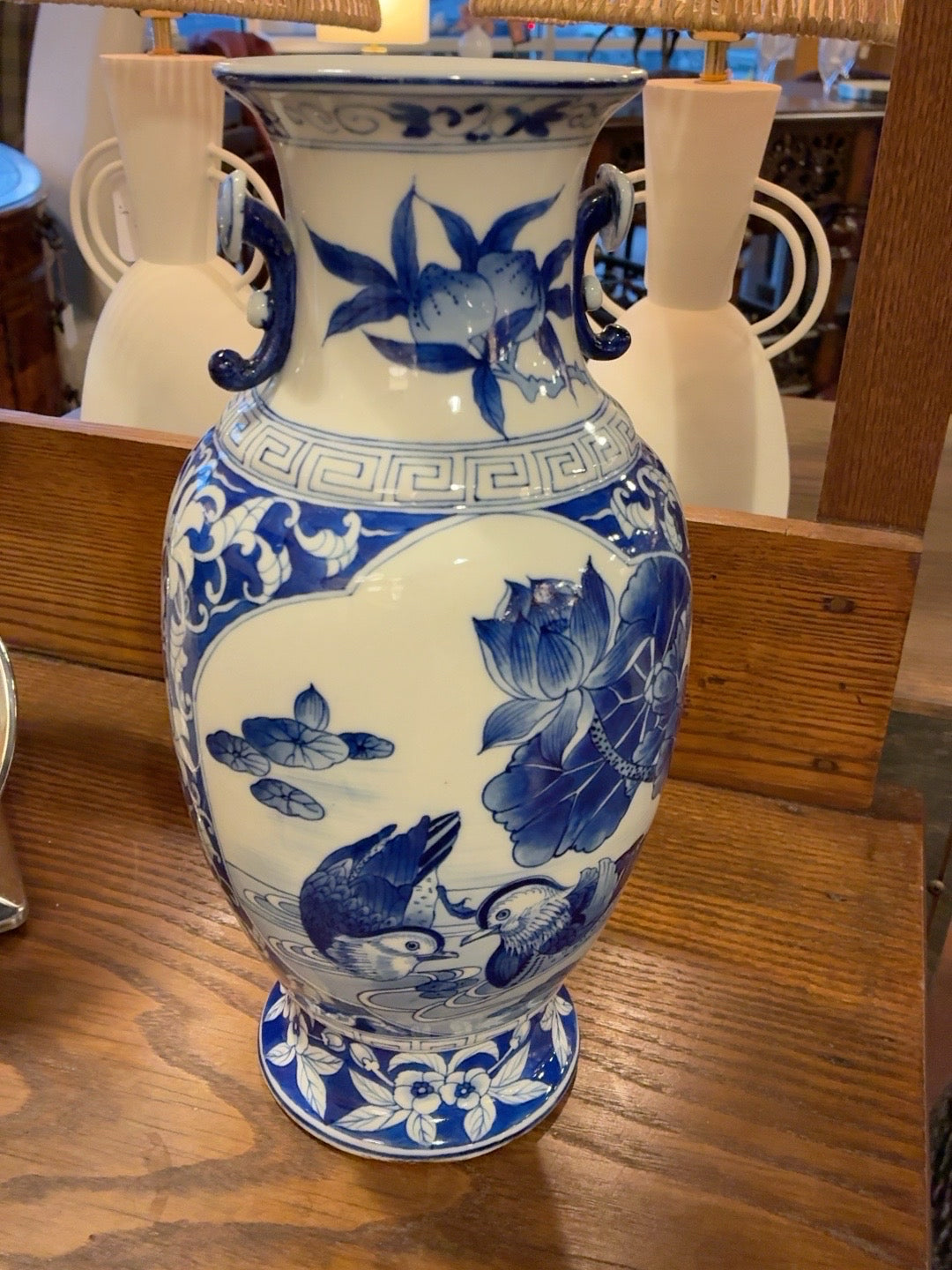 Chinese Blue & White  Porcelain Vase