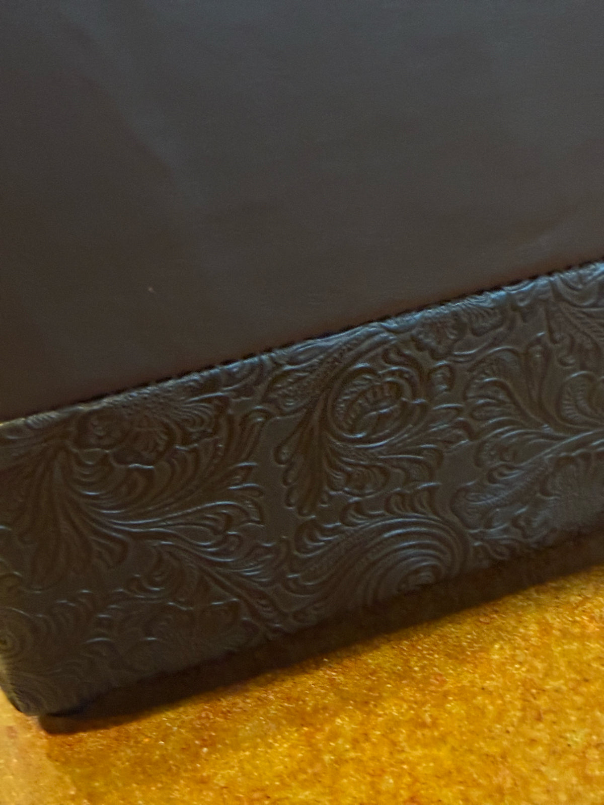 Office Star Faux Leather Storage Ottoman