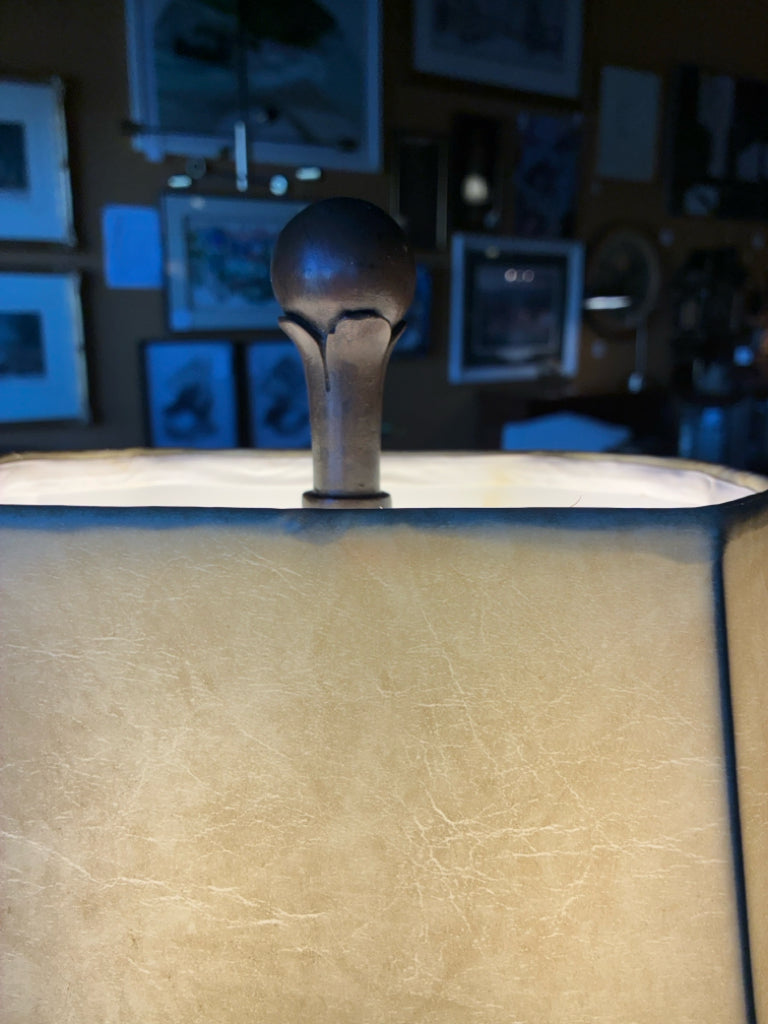 Vintage Golf Figural Table Lamp with Bronze Finish