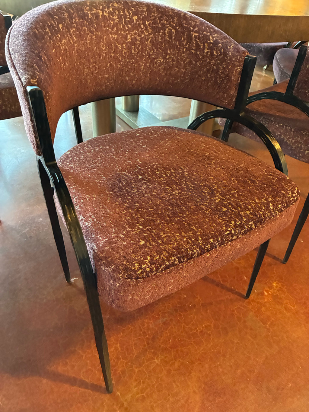 Bahati Chair in Plum