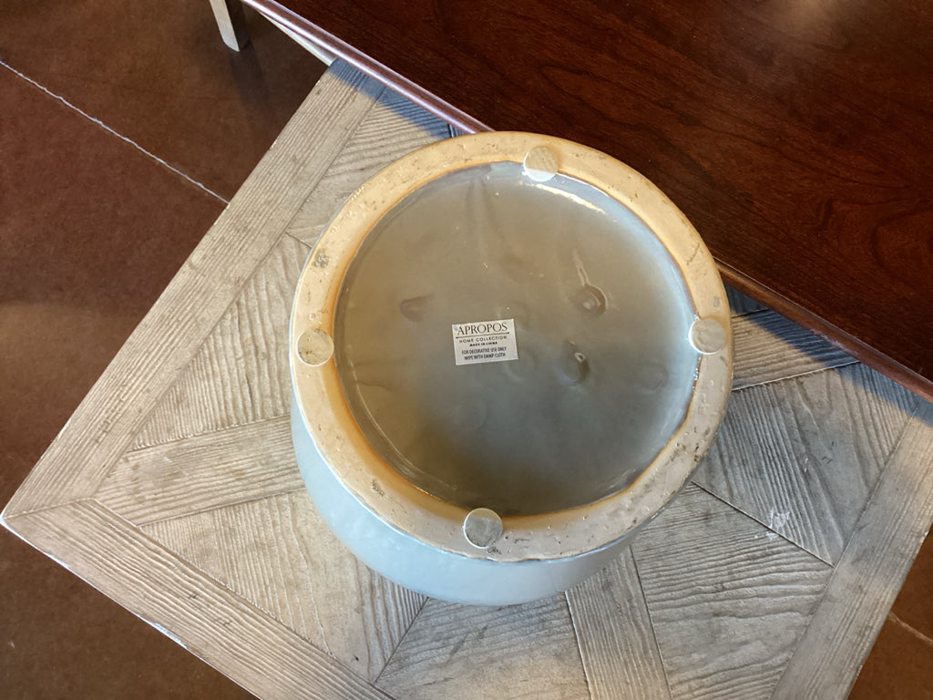 Apropos Large Celadon Ceramic Ginger Jar