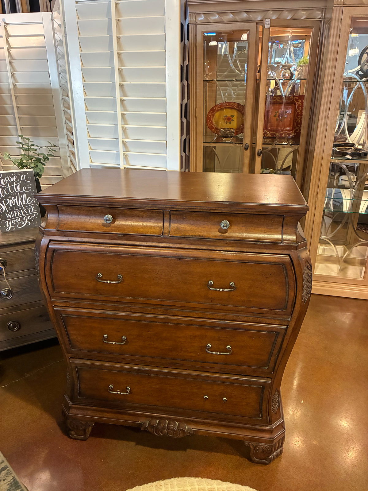 Bombay Secretary Desk and Chest