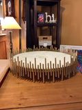 Heavy Marble & Antique Gold Sculptural Tray