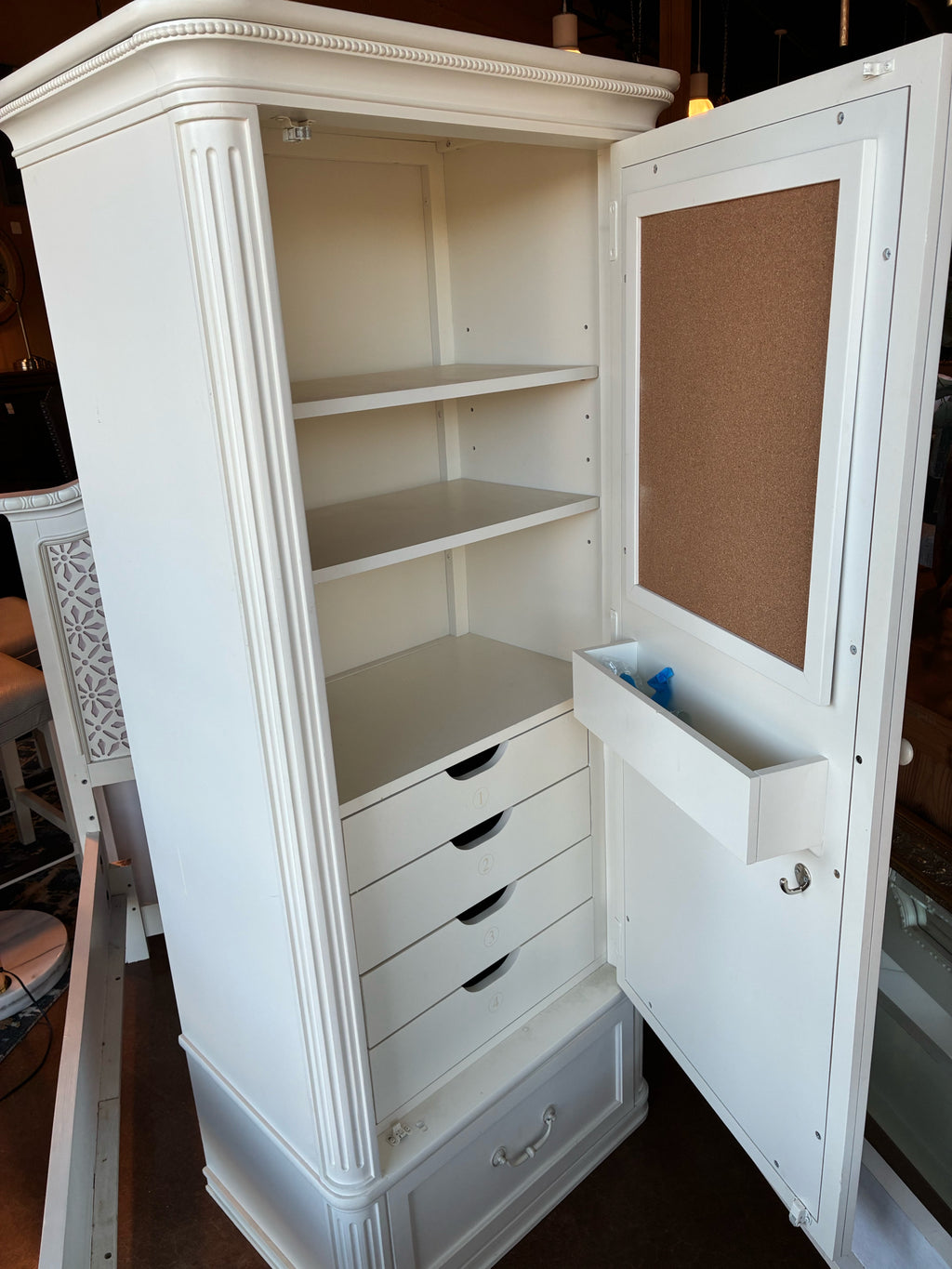Smartstuff Gabriella French Provincial Mirrored Armoire