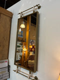 Gold/Brass Framed Mirror|Nautical Inspired Rope