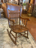 Antique Child's Spindle-Back Rocking Chair