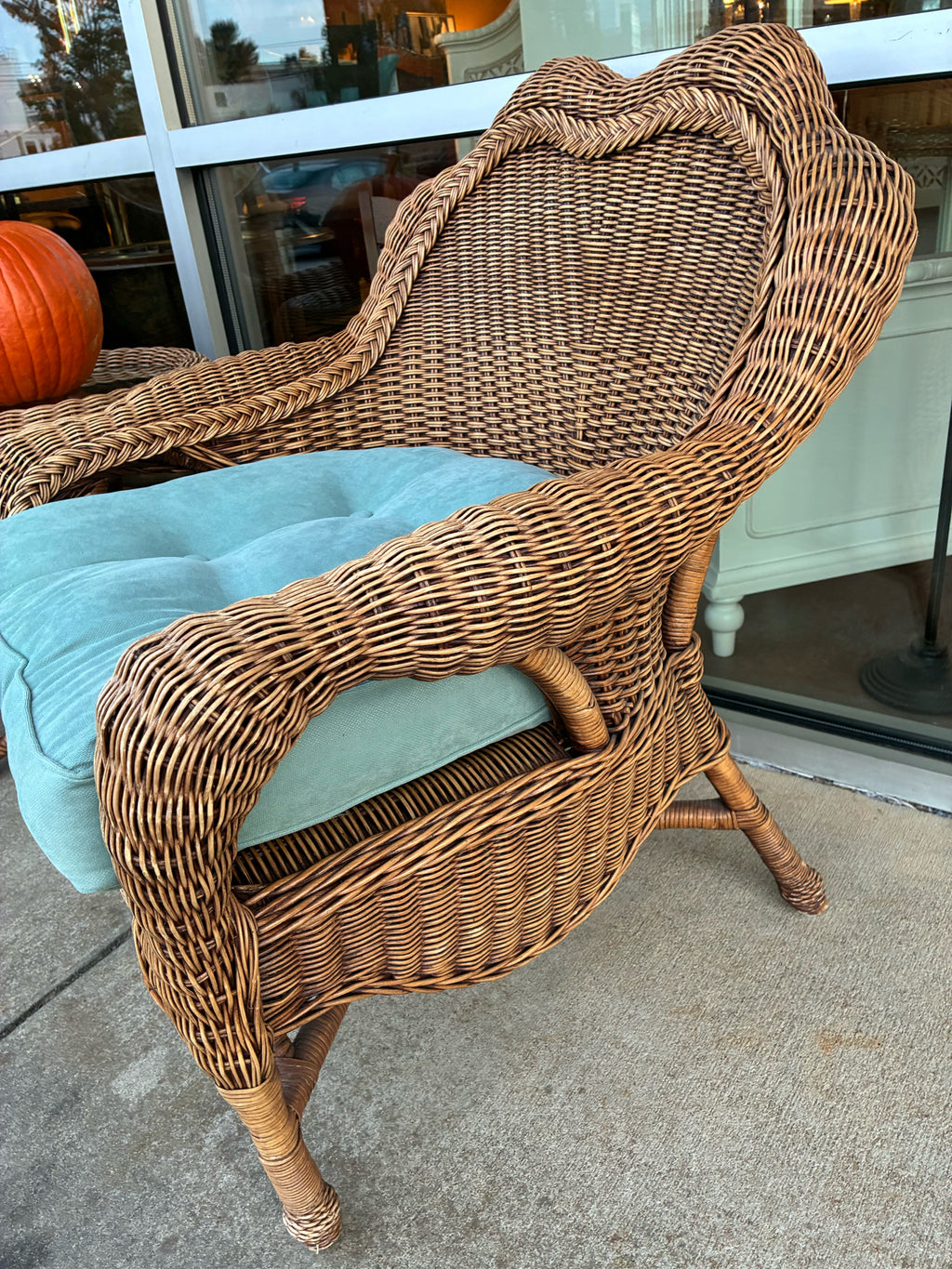 Four-Piece Coastal Cottage Wicker Conversation Set