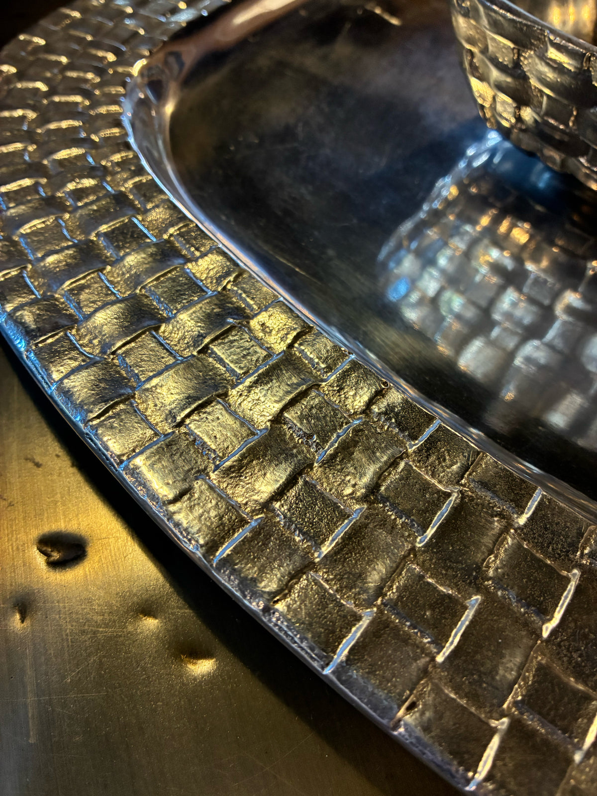 Towle Silversmiths Chip/Veggie Dip Set