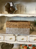 Basket|Large|Two Tone w/Handles