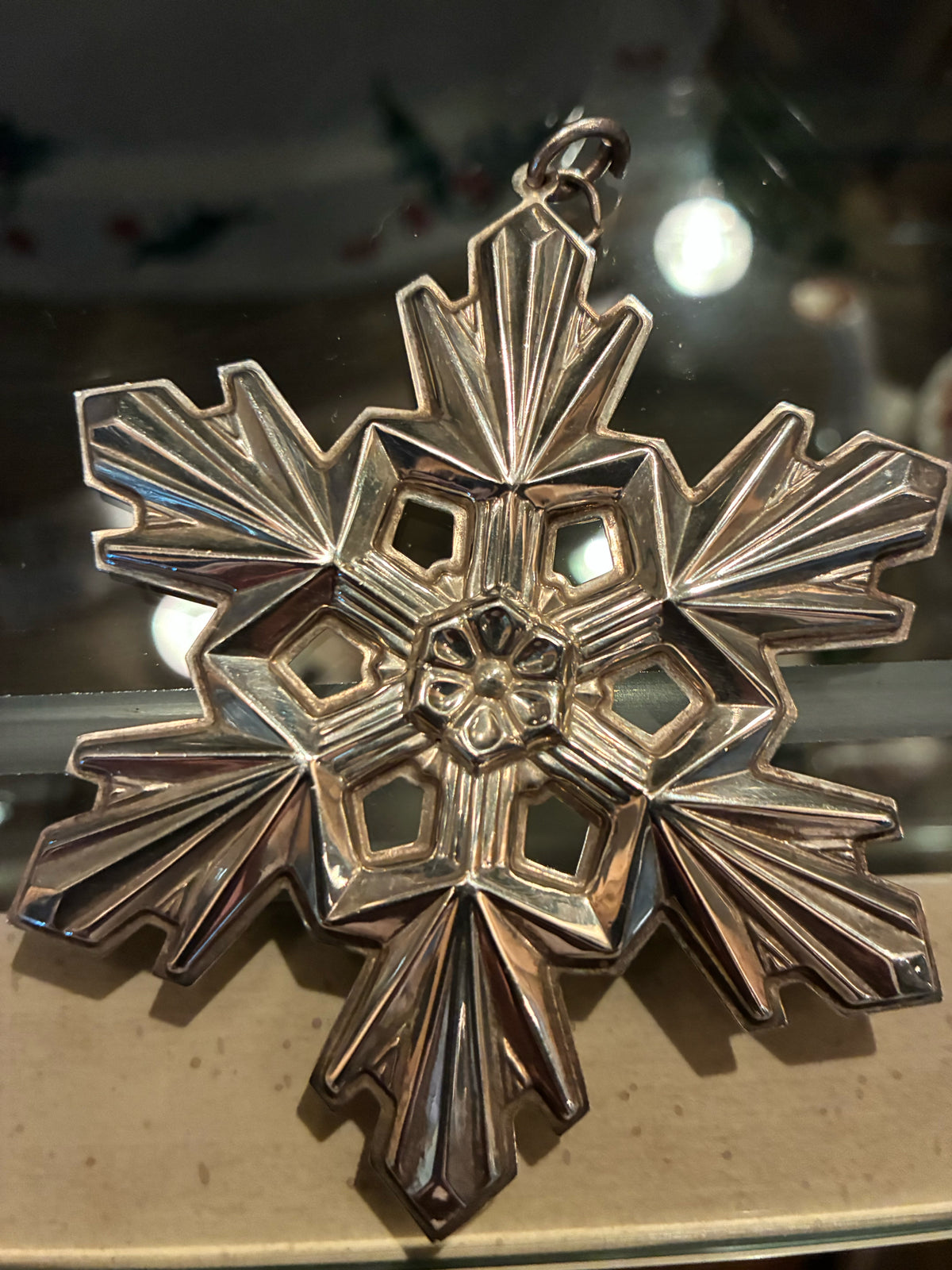 GORHAM STERLING SILVER CHRISTMAS SNOWFLAKE ORNAMENTS — SET OF 3