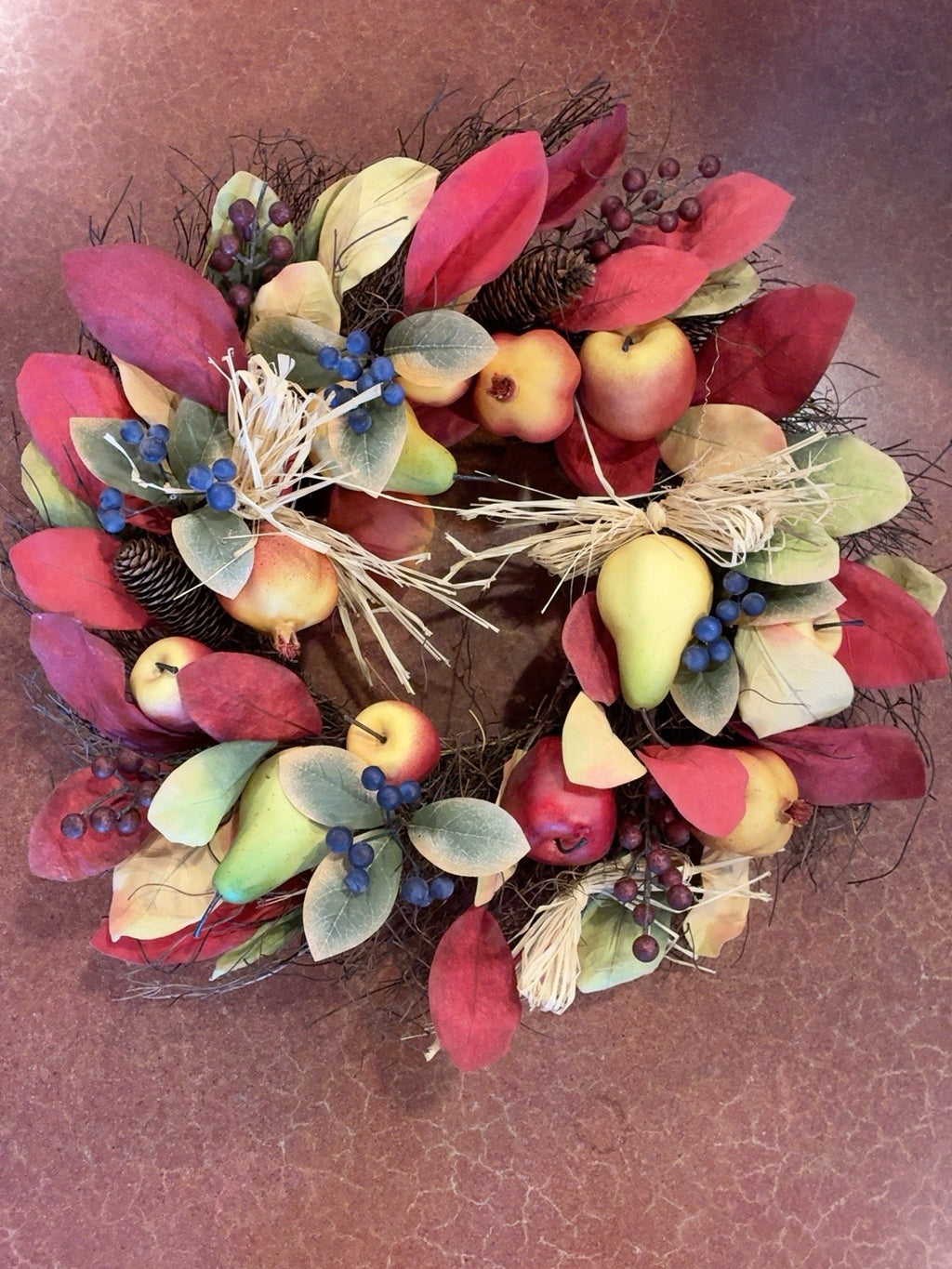 Valery Madelyn Fall Harvest Fruit Wreath