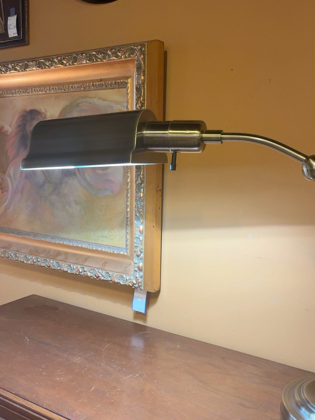 Adjustable Brass Pharmacy Desk Lamp