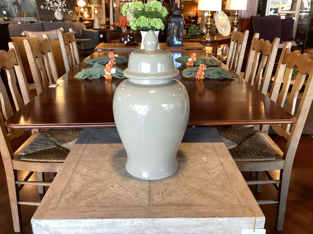Apropos Large Celadon Ceramic Ginger Jar