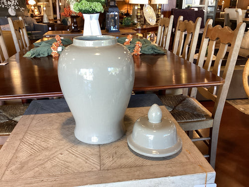 Apropos Large Celadon Ceramic Ginger Jar