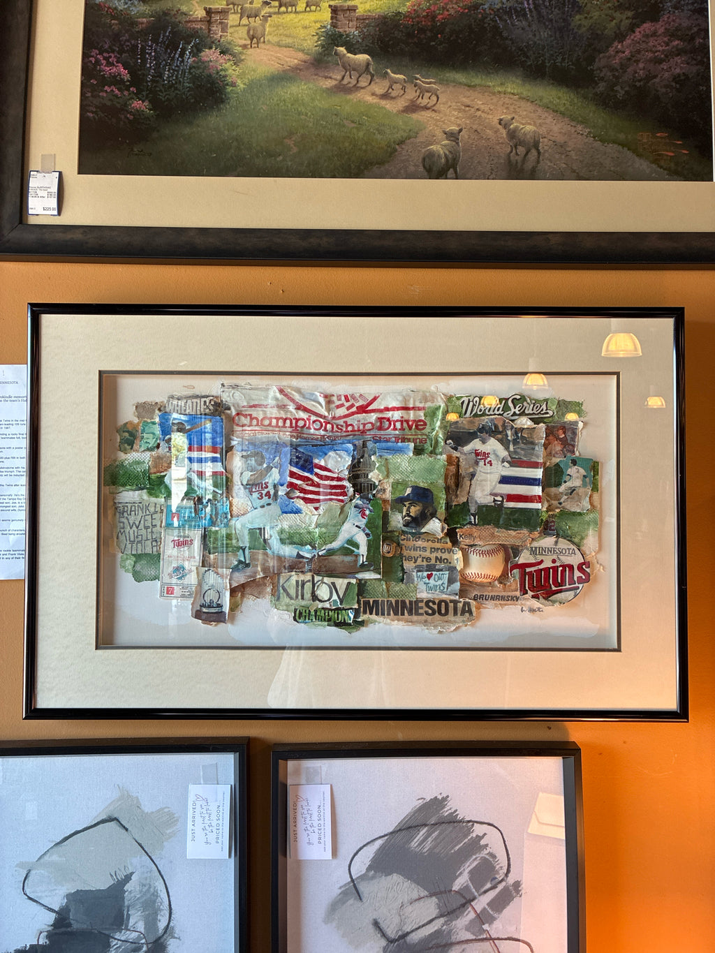 1987 Minnesota Twins World Series Mixe-Media Memorabilia