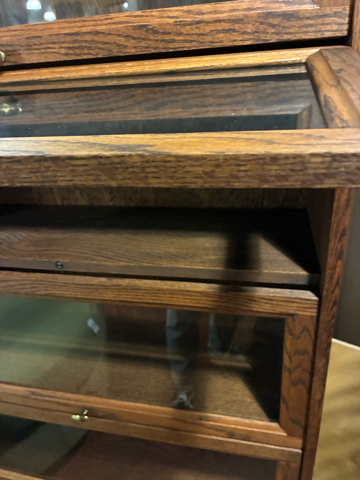 Traditional Oak Barrister Bookcase