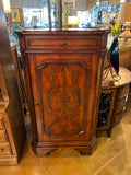Traditional Hand-Painted French Country Corner Cabinet