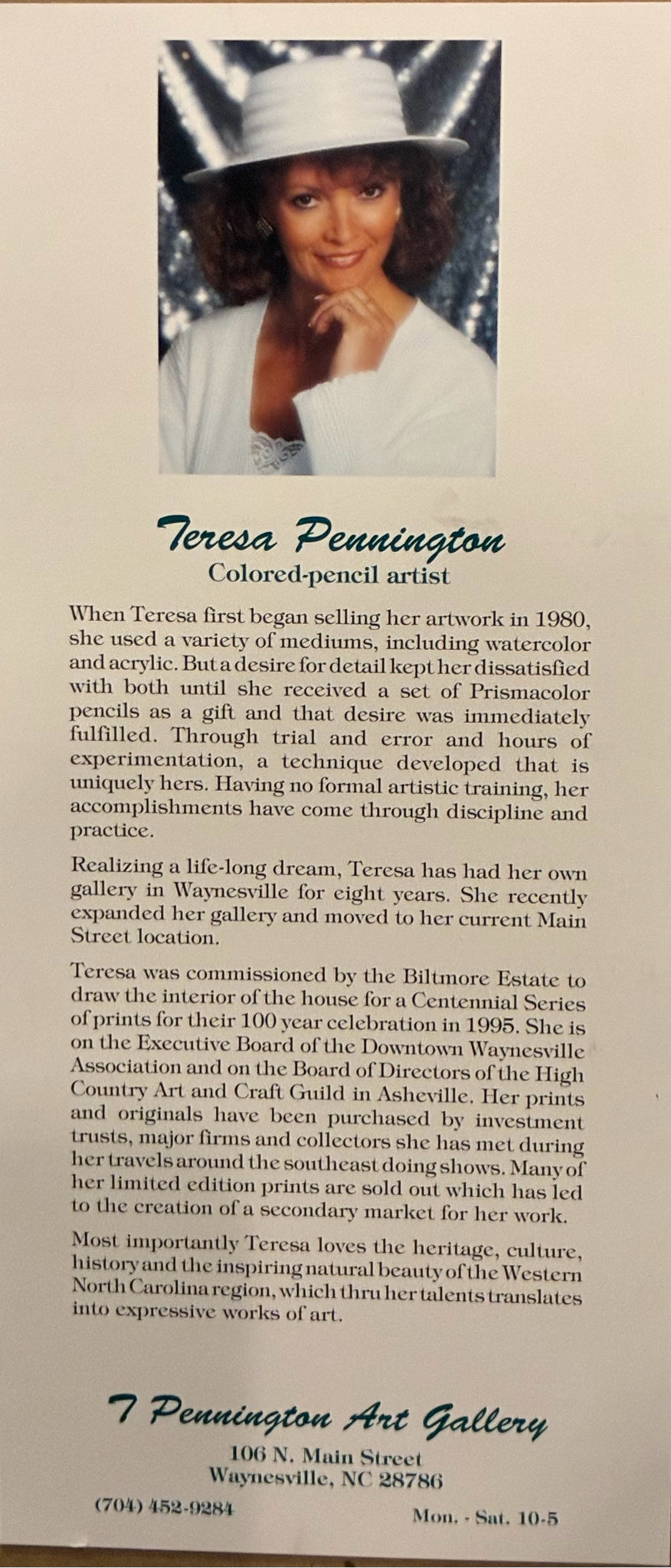 Biltmore Estate Artwork by Teresa Pennington